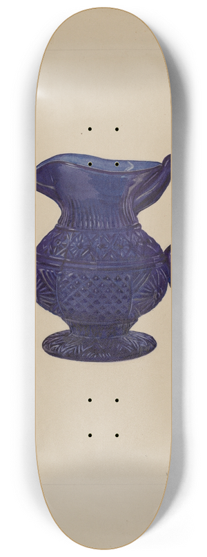 Janet Riza - Cream Pitcher 8.25 inch art skate deck