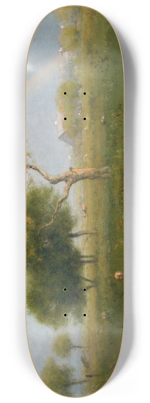 George Inness - After a Summer Shower 8.25 inch art skate deck