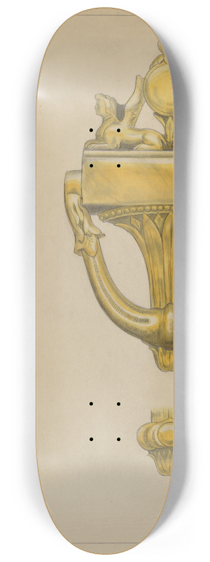 Janet Riza - Door Knocker 8.25 inch art skate deck