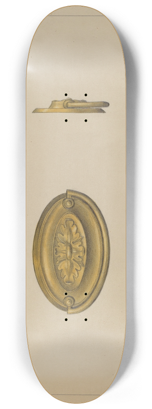 Janet Riza - Drawer Pull 8.25 inch art skate deck