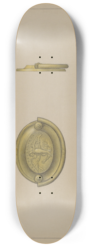Janet Riza - Drawer Pull 8.25 inch art skate deck