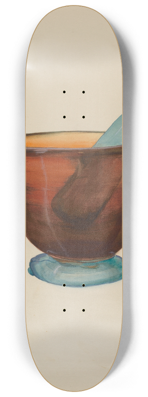 Janet Riza - Mortar and Pestle 8.25 inch art skate deck