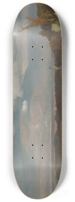 George Inness - Approaching Storm from the Alban Hills 8.25 inch art skate deck