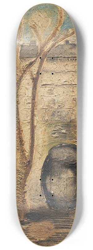 Jankel Adler - Huser in Dsseldorf 8.25 inch art skate deck