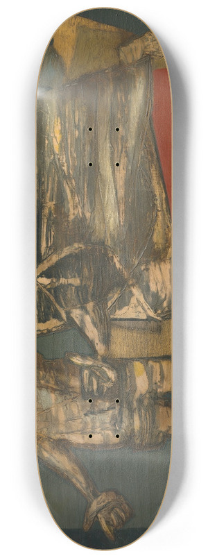 Jankel Adler - Two Figures 8.25 inch art skate deck