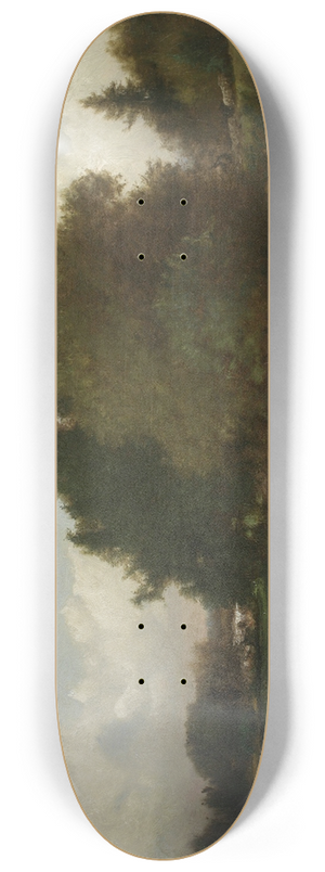 George Inness - Landscape 8.25 inch art skate deck