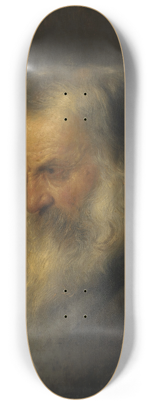Jan Lievens - Head of a bearded man 8.25 inch art skate deck