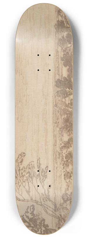 Jan Lievens - Landscape with figures 8.25 inch art skate deck