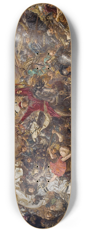Jan Matejko - Battle of Grunwald 8.25 inch art skate deck