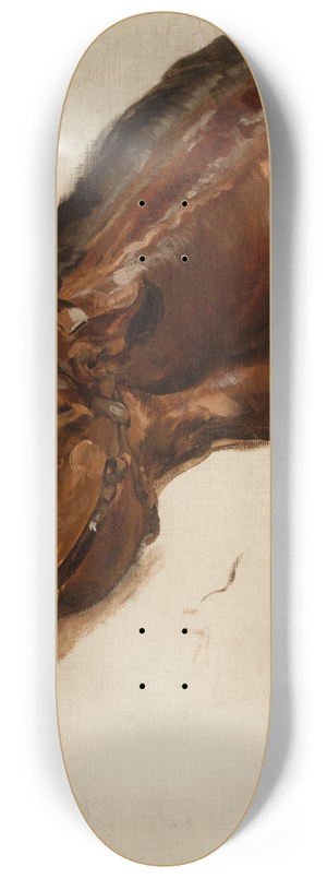 Jan Matejko - Study of a horse head 8.25 inch art skate deck