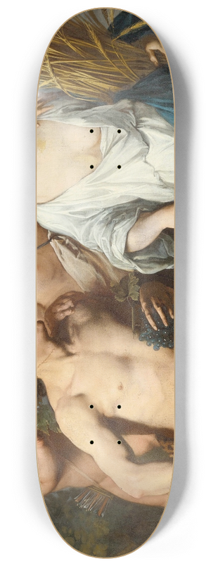 Jan Miel - Ceres, Bacchus And Venus 8.25 inch art skate deck