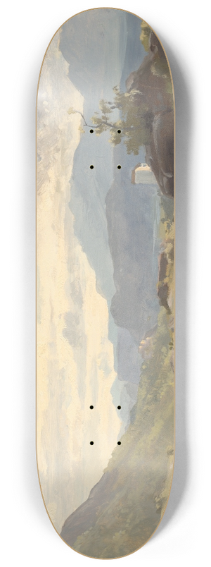 Jan Nowopack - Landscape Study 8.25 inch art skate deck