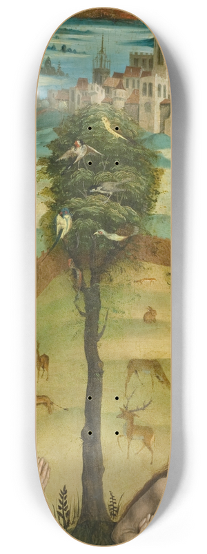 Jan Polack - Four Panels 8.25 inch art skate deck