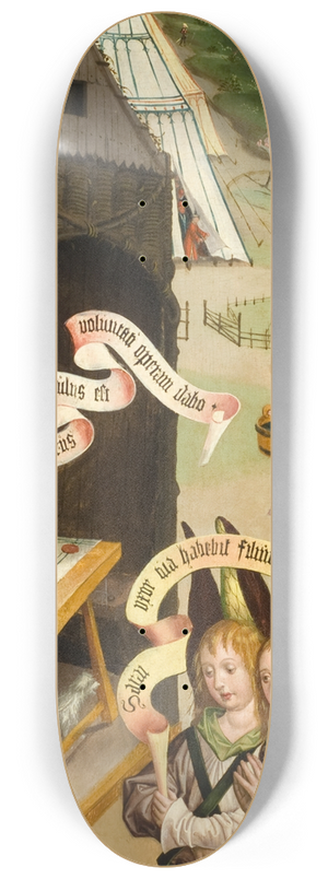 Jan Polack - Four Panels 8.25 inch art skate deck