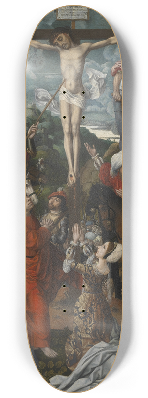 Jan Provoost - The crucifixion 8.25 inch art skate deck