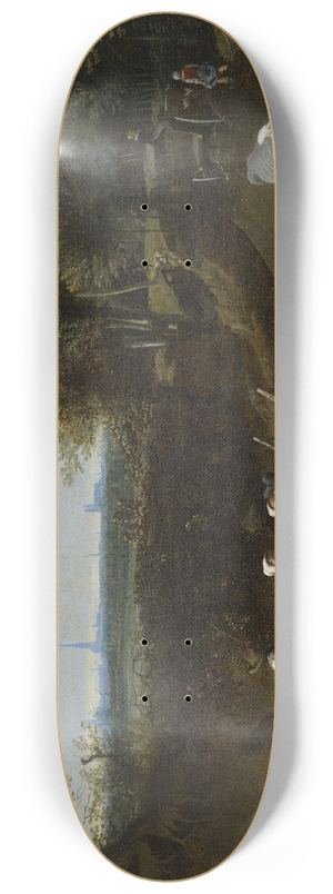 Jan Siberechts - Carriage in a Riverbed 8.25 inch art skate deck