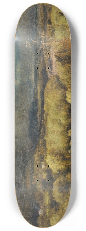 George Inness - The Coming Storm 8.25 inch art skate deck