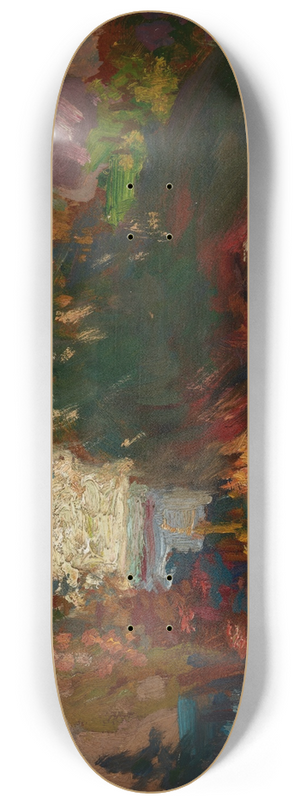 Jan Stanislawski - House Among Trees 8.25 inch art skate deck