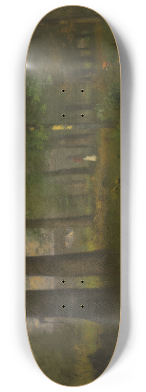 George Inness - The Edge of theForest 8.25 inch art skate deck