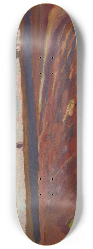 Jan Stanislawski - Plough-Land in Spring 8.25 inch art skate deck