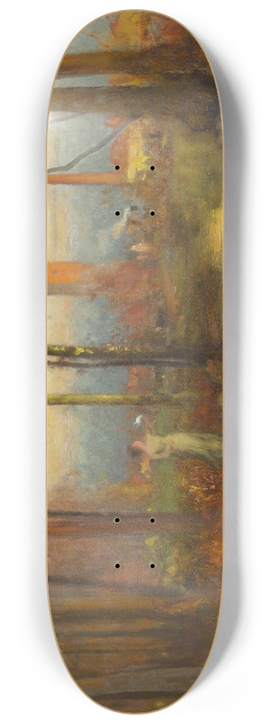 George Inness - The Mill Stream, Montclair, New Jersey 8.25 inch art skate deck George Inness - The Mill Stream, Montclair, New Jersey 8.25 inch art skate deck