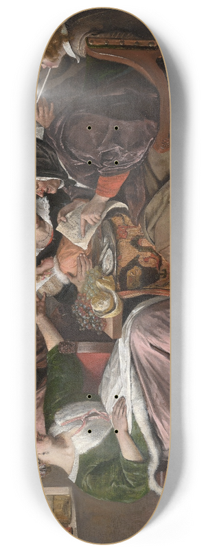 Jan Steen - As the Old Sing,So Pipe the Young 8.25 inch art skate deck