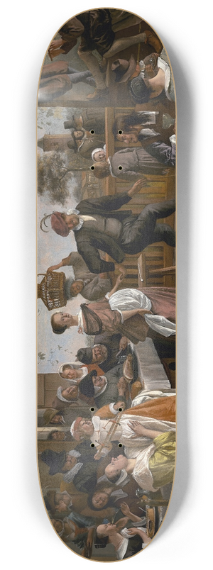 Jan Steen - The Dancing Couple 8.25 inch art skate deck