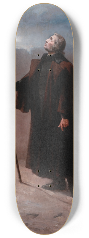 Jan Styka - Mickiewicz as a Pilgrim 8.25 inch art skate deck