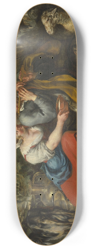 Jan Thomas - Pastoral scene 8.25 inch art skate deck