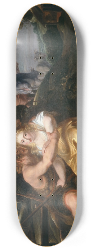 Jan Thomas - Shepherd and Shepherdess 8.25 inch art skate deck