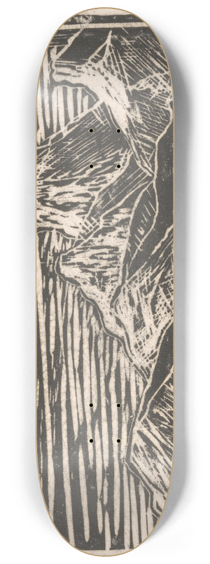 Janus de Winter - Berglandschap 8.25 inch art skate deck