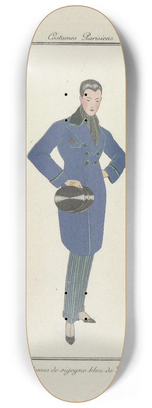 Jan van Brock - Pardessus de vigogn 8.25 inch art skate deck