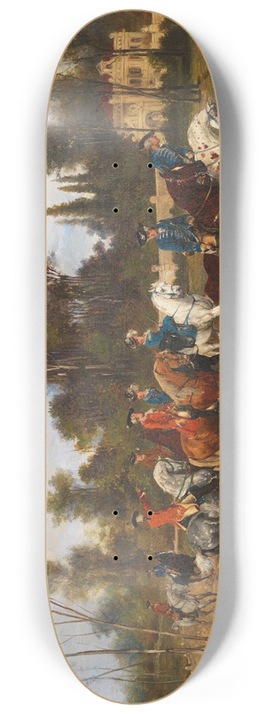 Jan Van Chelminski - Hfischer Ausritt 8.25 inch art skate deck