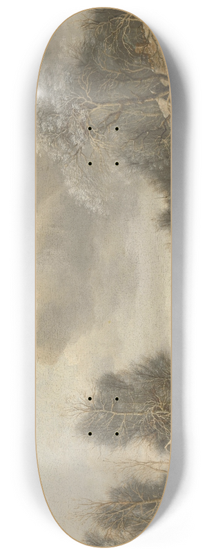 Jan van de Cappelle - Winter Scene 8.25 inch art skate deck