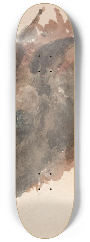 George Jones - Head of a Donkey 8.25 inch art skate deck