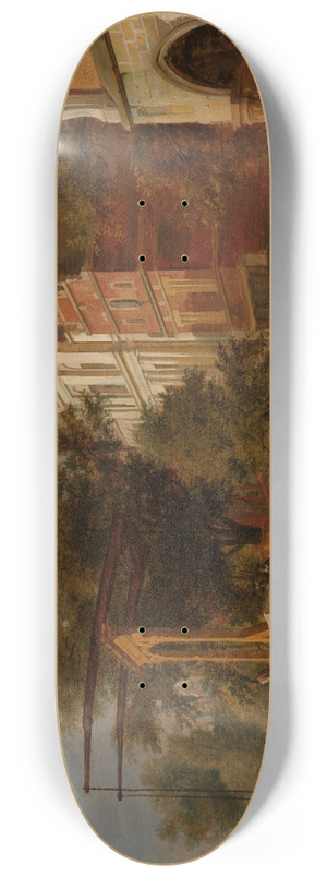 Jan van der Heyden - The Drawbridge 8.25 inch art skate deck