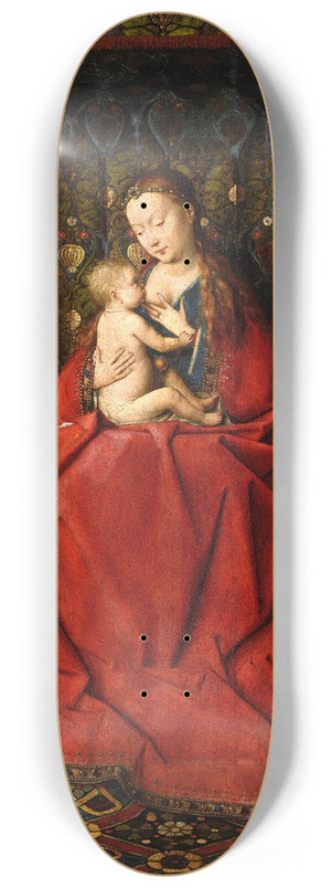 Jan van Eyck - Lucca Madonna 8.25 inch art skate deck
