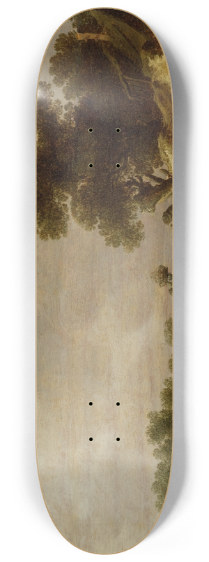 Jan van Goyen - Dune Landscape 8.25 inch art skate deck