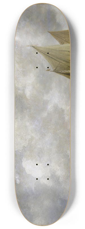 Jan van Goyen - Haarlem Sea 8.25 inch art skate deck