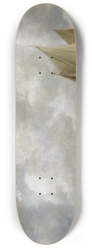 Jan van Goyen - Haarlem Sea 8.25 inch art skate deck