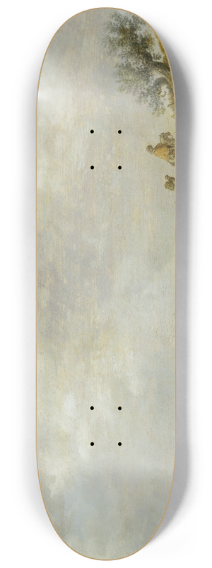 Jan van Goyen - Path through the Dunes 8.25 inch art skate deck