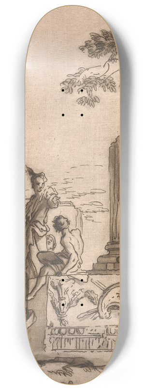 George Knapton - Classical scene 8.25 inch art skate deck