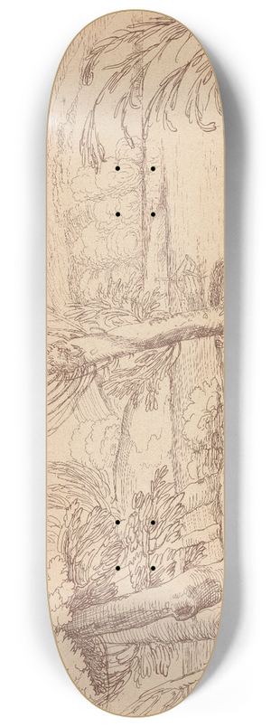 George Knapton - Landscape 8.25 inch art skate deck George Knapton - Landscape 8.25 inch art skate deck