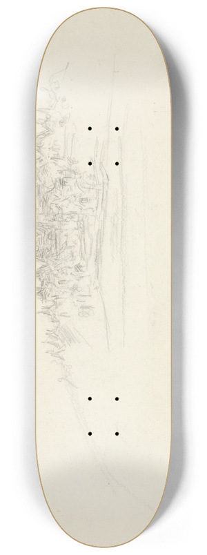 Jan Veth - Bovenste verdieping van de Borobdur 8.25 inch art skate deck