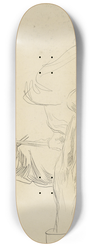 Jan Veth - Frederik van Eeden, schrijvend 8.25 inch art skate deck