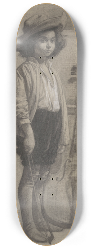 Jan Veth - Jongen staande bij een cello 8.25 inch art skate deck