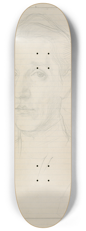 Jan Veth - Portret van Anna Dorothea Veth-Dirks. 8.25 inch art skate deck