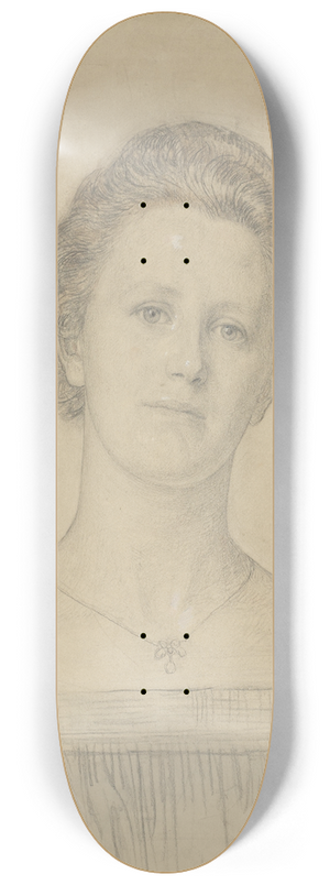 Jan Veth - Portret van Emilie van Kerckhoff 8.25 inch art skate deck