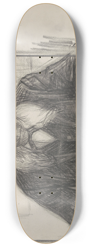 Jan Veth - Portret van J.C. van Deventer, schrijvend 8.25 inch art skate deck