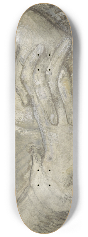 Jan Veth - Studie van twee gevouwen handen. 8.25 inch art skate deck